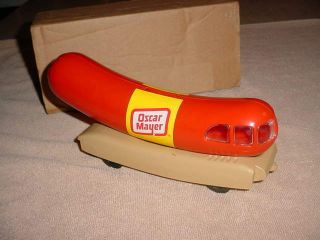 Oscar Mayer Weinermobile Hot Dog Car Bank Vintage Weiner Advertising 10”