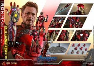 Deposit Hot Toys Avengers Endgame 1/6th Iron Man Mk85 Damage Figure Mms543d33