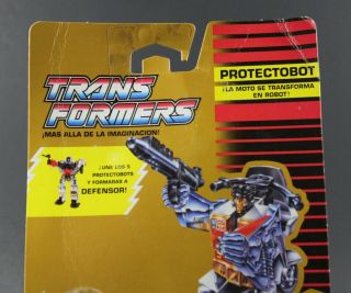 1986 Hasbro Transformers G1 Protectobot GROOVE On Card MOSC Defensor 2