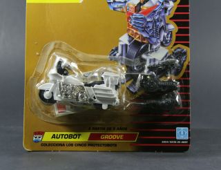 1986 Hasbro Transformers G1 Protectobot GROOVE On Card MOSC Defensor 3