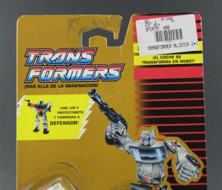 1986 Hasbro Transformers G1 Protectobot STREETWISE figure On Card 2