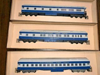 Rare Vintage Athearn Ho Train Blue B&o Passenger Cars 2855 2865 2875 Mib