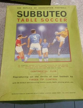 Subbuteo Vintage Table Soccer Game - Continental Club Edition