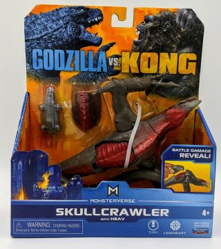 Toho Playmates Toys Godzilla Vs Kong Movie Monsterverse Skullcrawler