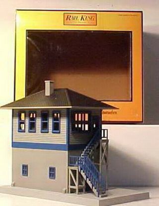 Mth 30 - 9011 O Scale Gray & Blue Switch Tower Ln/box