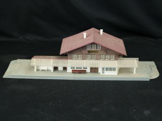 Vintage Kibri Ho Scale Blausee Mitholz Train Station House Building 9508 Built