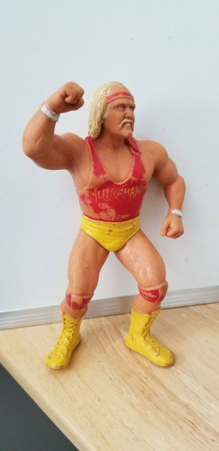 Wwf Ljn 1988 Series 5 Red Shirt Hulk Hogan Titan Sports Vintage Wwe Wcw Rare