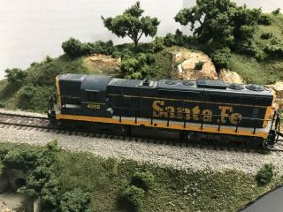 Ho Scale Atlas Atsf Santa Fe Sd24 Diesel Locomotive 4056 No Box,