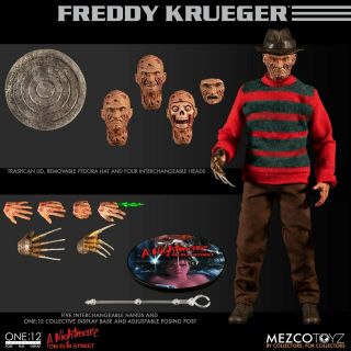 A Nightmare On Elm Street Mezco Freddy Krueger One:12 Scale Action Figure