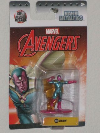 Marvel Avengers Nano Metalfigs By Jada Toys Vision | Mv27 Package