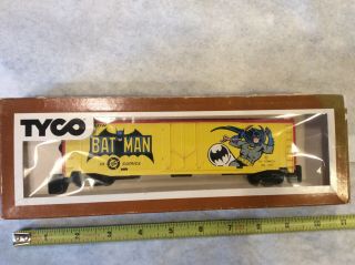 Vintage Tyco Batman Train Box Car 1977 Ho Scale / Dc Comics