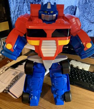 Playskool Heroes Transformers Optimus Prime Rescue Bots 15” Toy Figure