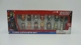 Justice League Chibis Complete Set Of 14 Figures By Bullsitoy & Dc Comics