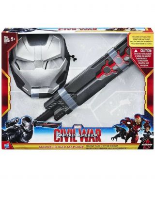 Civil War War Machine Combat Pack Roleplay Toy [mask & Battle Baton].