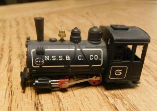 Vintage N Scale 0 - 4 - 0 Steam Locomotive No.  5 N.  S.  S.  & C.  Co.  Tank Style.  Buy It Now.