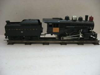 Lionel O - Gauge One - Of - A - Kind Kitbash Lehigh Valley Steam Engine With Odd Tender