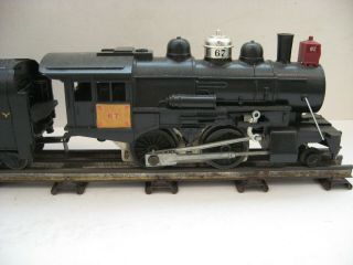 Lionel O - gauge one - of - a - kind kitbash Lehigh Valley steam engine with odd tender 2