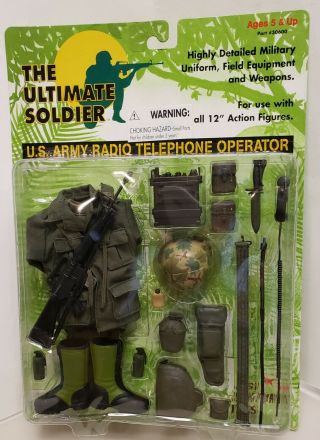The Ultimate Soldier 12 " 1/6 Scale Us Army Radio Telephone Operator