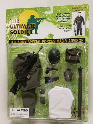 The Ultimate Soldier 12 " 1/6 Scale Us Army Special Forces Mac - V Advisor Set