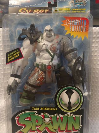 Spawn Cy - Gor Special Limited Edition White Ultra Action Figure 1996 Mcfarlane
