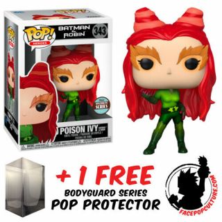 Funko Pop Dc Batman And Robin Poison Ivy 343 Exclusive,  Pop Protector