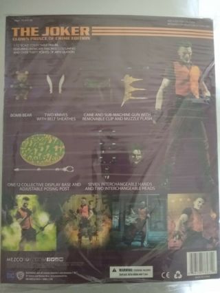 Mezco Toys One: 12 Collective: DC The Joker Clown Prince of Crime Edition - 2