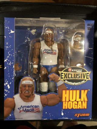 Wwe Ringside Exclusive American Made Hulk Hogan Figure Storm Collectibles Elite
