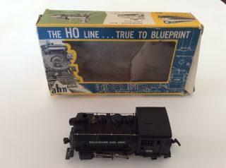 Vintage Ho Ahm Rivarossi 0 - 4 - 0 Dockside Tank Steam Locomotive B&o 98.  Org.  Box
