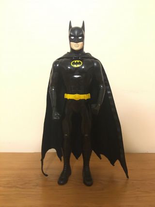 Vintage 1991 Dc Comics Tm 11” Batman Action Figure W/cape
