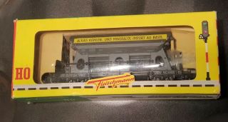 Rare Vintage Fleischmann 1486 S Freight Car Ho Scale Train Box Germany