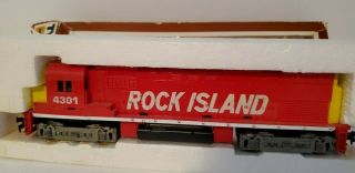 Vintage Tyco HO Scale Rock Island 4301 Diesel Locomotive 2
