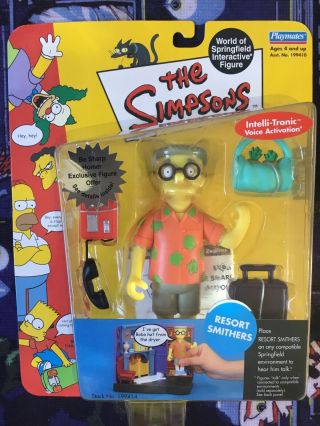 Playmates The Simpsons Resort Smithers Wos Action Figure Moc