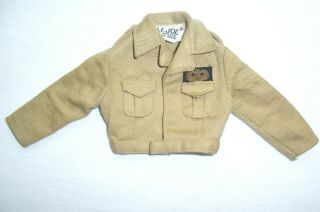 Vintage Hasbro 1967 Gi Joe Tan Airborne Mp Uniform Jacket Rare Htf