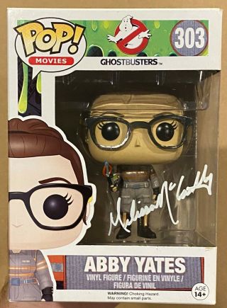 Abby Yates Ghostbusters Pop Autographed/signed Melissa Mccarthy