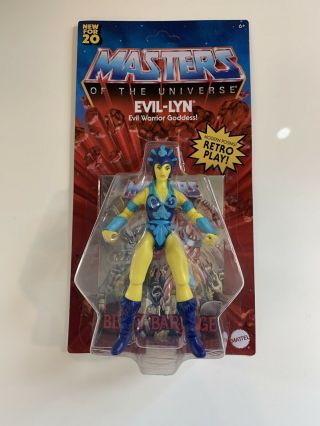 Masters Of The Universe Origins Evil - Lyn Action Figure Motu Evil Lyn Read
