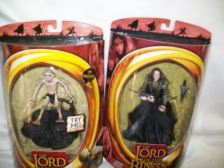 2 Lord Of The Rings Two Towers Figures Grima & Gollum 2002 - 3 Marvel Lotr