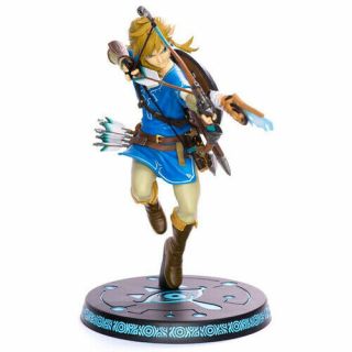 The Legend Of Zelda Breath Of The Wild 10 - Inch Link Highly Detailed Pvc Statue