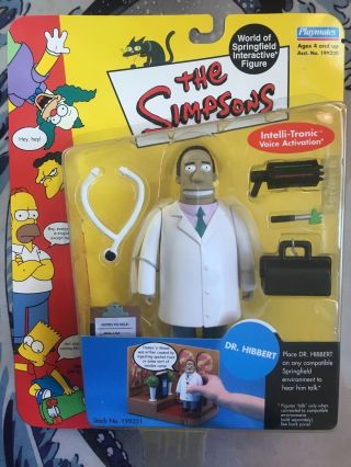 Playmates The Simpsons Dr.  Hibbert Wos Action Figure Moc