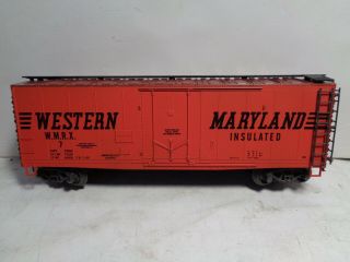 Vintage Atlas 2 Rail O Scale Western Maryland Reefer Car In Near