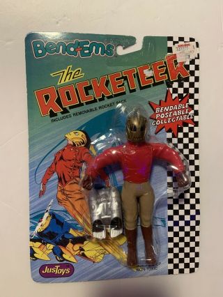 Bend - Ems The Rocketeer 6 " Action Figure Just Toys 1991 Rare Moc
