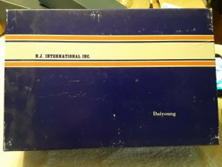 Box Only Vintage Nj International Daiyoung Reading Lines K - 1 2 - 10 - 2 Box Only