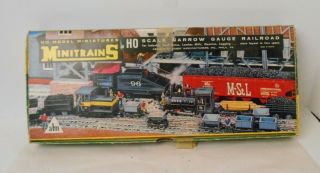 Vintage N Roco Minitrains Narrow Gauge Mining Set 3055 Box Only With 10 Track