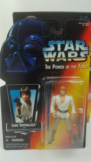 1995 Kenner Star Wars Power Of The Force Luke Skywalker Action Figure Nib