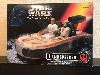 Star Wars Power Of The Force Potf Landspeeder 1995 Vintage Kenner No.  69770 Nib
