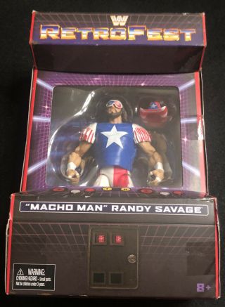 Macho Man Randy Savage Wwe Mattel Elite Retrofest Action Figure Toy Nip