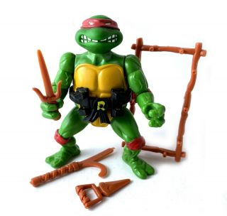 Soft Head Raphael Vintage Tmnt Ninja Turtles Action Figure 1988 80s Raph