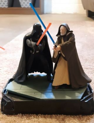 Star Wars Silver Anniversary Obi - Wan Kenobi And Darth Vader Final Duel - Loose