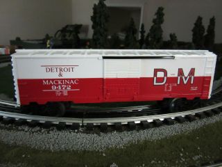 Lionel 6 - 9472 Detroit & Mackinac Boxcar O Gauge