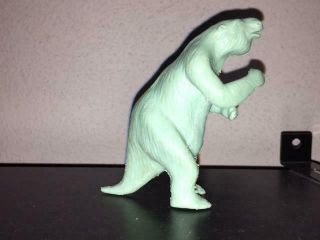 Megatherium - Marx Dinosaur - Light Green Plastic 1960s - 1970s