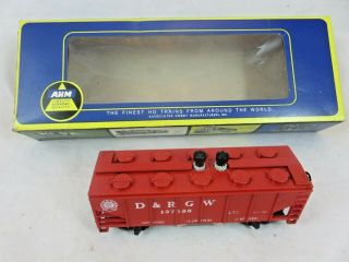 Vintage Ho Scale Ahm D&rgw Rio Grande Track Cleaning Covered Hopper Car Train
